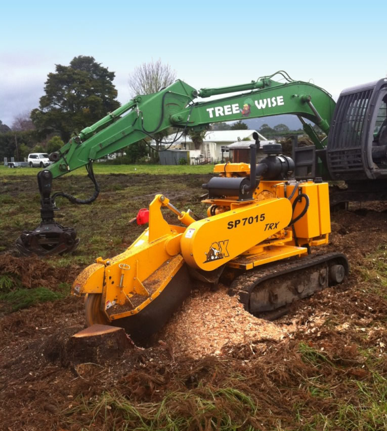 Stump grinding